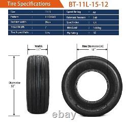 11L-15 New Tire Farm Implement 12 Ply 11LX15 Tractor Tire 11L 15 Tubeless