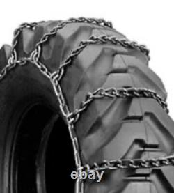 11mmUSA16.9-24 17.5L-24 EXTRA HEAVY DUTY SNOW ICE MUD TRACTOR TIRE CHAINS