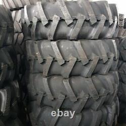 14.9-24 ROAD CREW12 PLY R1 Rear Backhoe (2-Tires + Tubes) Tractor Farm 14.9x24
