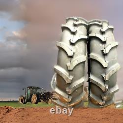 18.4-30 Tractor Tires 2 tires + 2 tubes 10-Ply R-1 Ag Lug H-Duty Farm Rear New