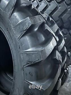 18.4-38 (2-TIRES + TUBES) ROAD CREW 18.4x38 R1 12 PLY Tractor Tires 18438