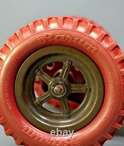 1954 Czech KDN Zetor-25 Farm Tractor Bakelite Wind Up Toy Barum Balloon Tires