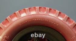 1954 Czech KDN Zetor-25 Farm Tractor Bakelite Wind Up Toy Barum Balloon Tires