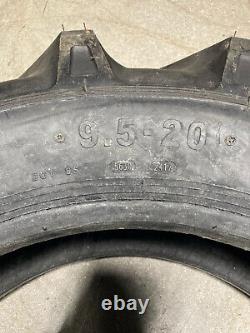 1 New 9.5 20 Petlas TA-60 R-1 Lug 8 Ply Tractor Farm Tire