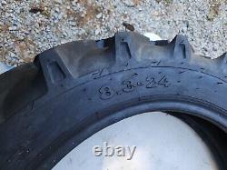(1) New Carlisle Carlstar Csl 24 R1 8.3-24 Tractor Tire 8.30-24 6 Ply Date 0524
