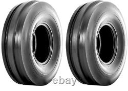 2-11LX15 3 Rib Heavy Duty Tractor Tires 11L-15 Load 8 Ply Tractor Tubeless