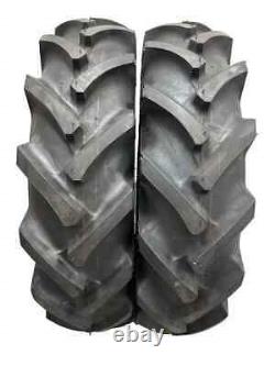 2- 16.9-24 8PR R1 Rear Backhoe Tractor Lug Tires Farm/Ag Heavy Duty Tubeless New