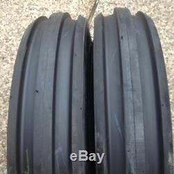 2- 6.00-16,600X16,600-16,6.00X16 8 PLY Rib DISC, WAGON Farm Tractor Tires withTubes
