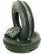 2- 6.00-16 Front Farm Tractor Tires WithTubes F2 Tri Rib Also Fits Wagons, Disc 60