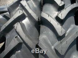 (2) G ALLIS CHALMERS Farm Tractor Tires 7.2X30 & (2) 400x15 3 Rib withTubes