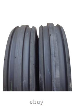 2 New 6.00-16 10PR HORSESHOE Heavy Duty F2 3-Rib AG Front Farm Tractor Tires 2T