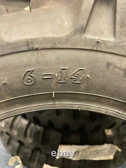 2 New 6-14 BKT TR-126 Lug 4 Ply R-1 Tractor Tires