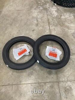 2 New Tires & 2 Tubes BKT 4.00 19 Tractor Front F-2 3 Rib 4 ply 4.00x19