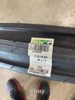 2 New Tires & 2 Tubes BKT 4.00 19 Tractor Front F-2 3 Rib 4 ply 4.00x19
