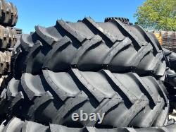 2 New Tractor Tires 18.4 38 MRL R-1 Farm 10 ply 18.4x38 Tubeless 18438