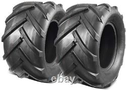 2 Pcs Super Lug 24x12.00-12 24X12.00X12 Lawn Tractor Tires for AG Farm Tractors