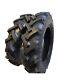 (2 TIRES + 2 TUBES) 6.50-16 8 PLY ROAD CREW KNK50 R1 3-Rib Farm Tractor Tires