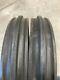 2 TIRES 6.50-16 MRL 3-Rib Farm Tractor Tires 6 ply 6.50x16 Tractor Front Two