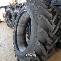 (2-Tires) 15.5-38 12 PLY R1 Rear Farm Tractor TIRES+TUBES 15.5x38