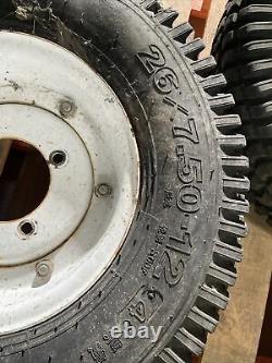 2 Used Farm Pro Jimna Front Wheels And Tires 26x7.5x12
