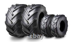 4PC WANDA 15x6-6 & 23x8.5-12 Lawn Mower Agriculture Farm Tractor Tires 4Ply