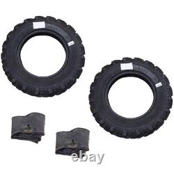 6.00-16, 6.00x16 2 Tires + 2 Tubes 8 PLY R1 KNK50 Farm Tractor Tire