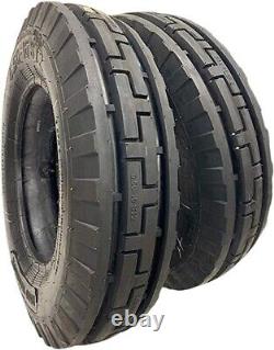 7.50-16 (2 TIRES + 2 TUBES) 10 PLY ROAD CREW ST2 3-Rib Farm Tractor 7.50x16