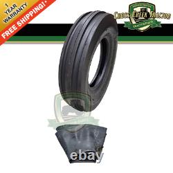 7.50-16, 7.50x16, 750x16, 750-16 6 PLY Rib Disc Farm Tractor Tire and Tube