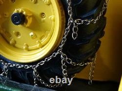 Ertl John Deere 4020 & 48 Loader Tire Chain Farm Tractor 116 Diecast Dealer Toy