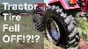 Farm Tractor Tire Falls Off In Field I Am Stuck