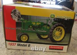 John Deere Model B 1937 Tractor 116 Firestone Farm Tires Ertl 2001 6709 of 7500