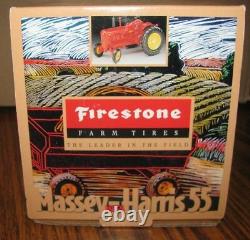 Massey Harris 55 Tractor Firestone Farm Tires 1/16 Ertl Toy 1998 Lt Ed 878/5000