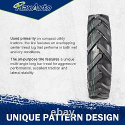 MaxAuto Farm Tractor Tire 6-12 Replace Kubota 7100 Series 4WD H167,2Pcs