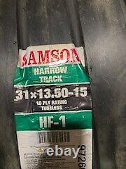 New Farm Tire 31X13.50-15 Samson Harrow Track HF-1 Tractor 10 Ply 31 13.50 15