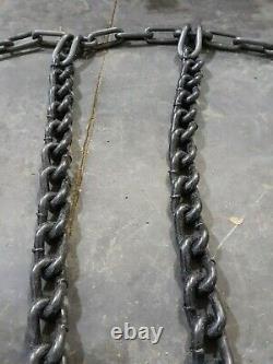 New PAIR of PEERLESS QG0893 FARM TRACTOR/INDUSTRIAL Tire Chains Type FTH 23.1-30
