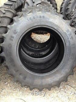 ONE 14.9x28 Firestone SAT II FORD JOHN DEERE 6 Ply R1 Bar Lug Farm Tractor Tire