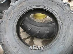 ONE New 16.9x28 JOHN DEERE 8 ply R 1 Bar Lug Rear Farm Tractor Tire