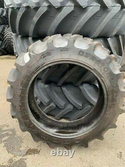 Pair Goodyear 11.2-28 Duratorque Vintage antique tractor farm tyres. Brand new