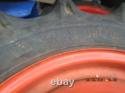 RLR9473 7-16 Bridgestone Farm Service Lug Turf Tread Tire WITH wheel / Rim 16 L4