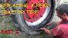 Replacing A Rear Tractor Tire Rim Removal