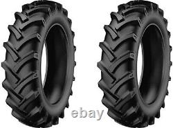 STARMAXX Two-New 6.00-16 Compact Farm Tractor Trencher Traction Tires & Tubes