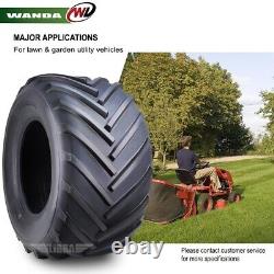 Set 4 WANDA 18x8.5-8 & 26x12-12 Lawn Mower Agriculture Farm Tractor Tires 4Ply