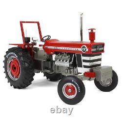 Spec Cast 1/16 Massey Ferguson 1150 Tractor Firestone Tires Chrome Stack MAS-002