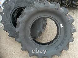THREE 9.5x16 R1 6 ply Bar Lug Backhoe Kubota MX5000DT Farm Tractor Tires