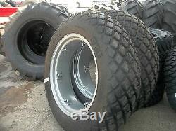 TWO 12.4x28 6 ply R3 Turf FORD JUBILEE 2n 8n Farm Tractor Tires withWheels