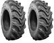 TWO- 14.9-24 Rear Tractor Farm Ag Tires R1 8PLY 14.9X24 TL Lug Heavy Duty 149 24
