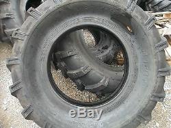 TWO 14.9x24, 14.9-24 Ford-New Holland 8210 Farm Tractor Tires 8 Ply