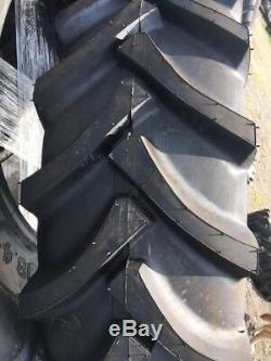 TWO 20.8x38, 20.8-38 FORD JOHN DEERE 14 Ply Farm Tractor Tires