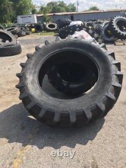 TWO 460/85R38 460-85-38 R1 TUBELESS STARMAXX Farm Tractor Tires