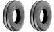 TWO 4.00-19 ATF Farm Tri-Rib Front Tractor Tires & Tubes 6 ply Rated 8N Ford
